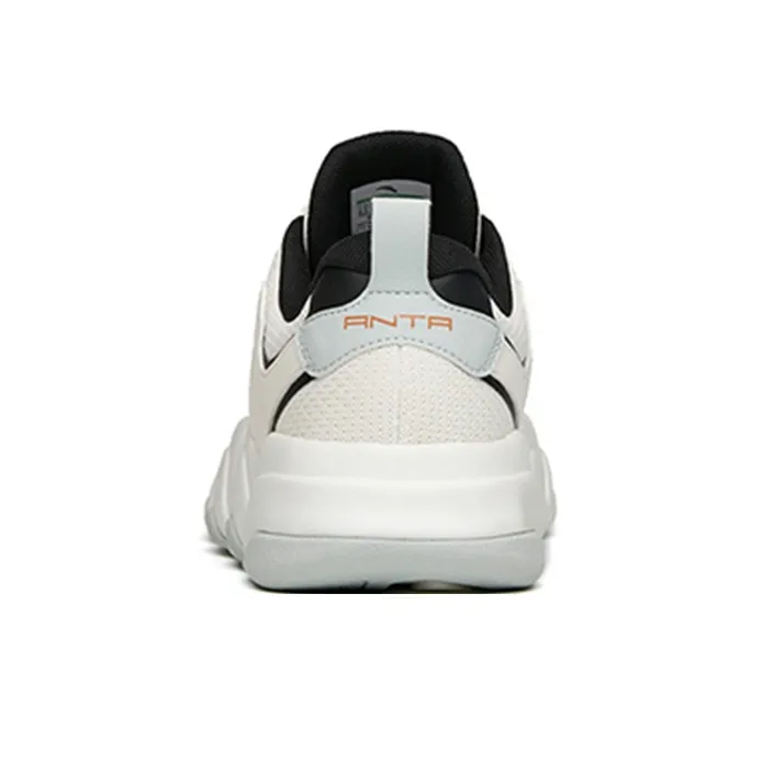 Anta Back Wave 1.0 Anti Slip And Wear Resistant Height Increasing Low Top Chunky Sneakers Women's-4
