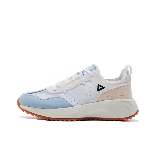 PEAK Counterflow Casual Shoes Women's Low-Top All White/Light Blue