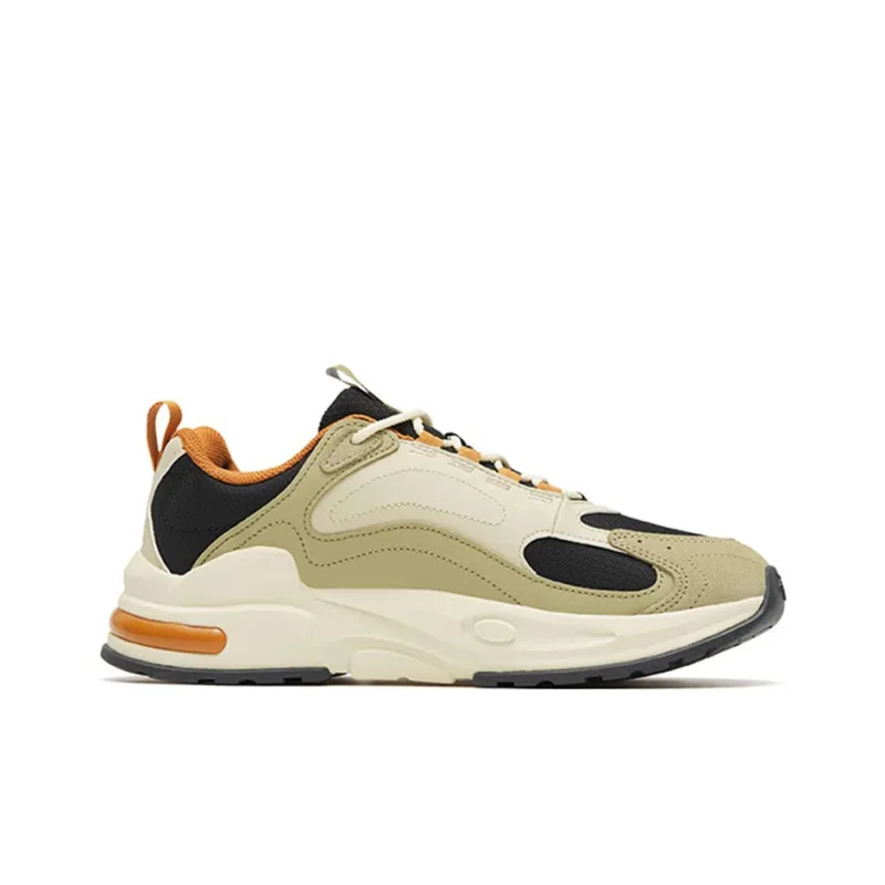 Anta Millennium 5.0 Lightweight And Wear resistant Low Top Sports Casual Shoes Men's Gray Yellow-1