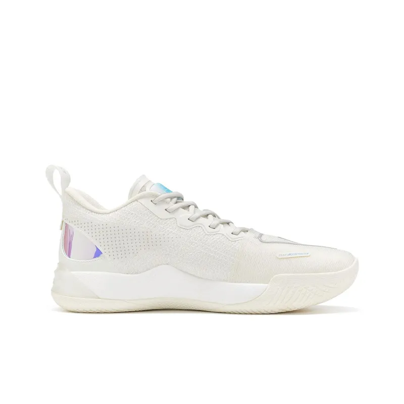 PEAK Surfing The Big Triangle 2.0 Wear Resistant Low Top Basketball Shoes Men's Beige-1