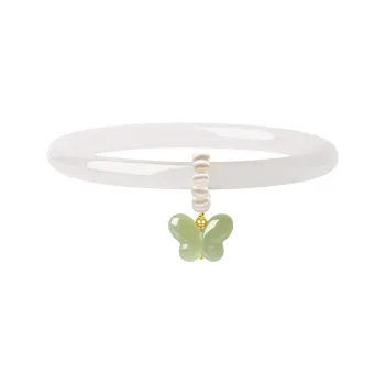 CHOW TAI SENG Bangles Green Jade Women's