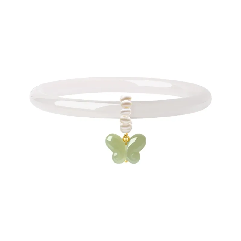 CHOW TAI SENG Bangles Green Jade Women's-0