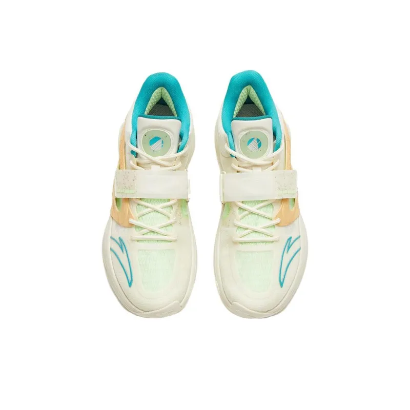 Anta KT-SPLASH-V Arbor Day Cushioning Anti-Slip And Wear-Resistant Low-Top Basketball Shoes Ecru-2