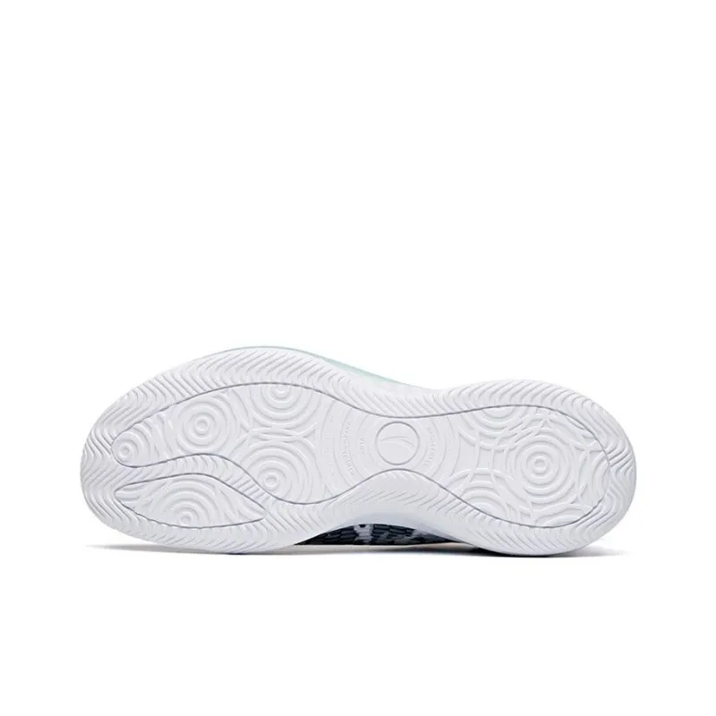 Anta Light Cavalry 6 Cushioning Anti-Slip And Wear-Resistant Low-Top Basketball Shoes White Gray-5