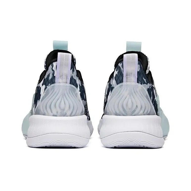 Anta Light Cavalry 6 Cushioning Anti-Slip And Wear-Resistant Low-Top Basketball Shoes White Gray-4