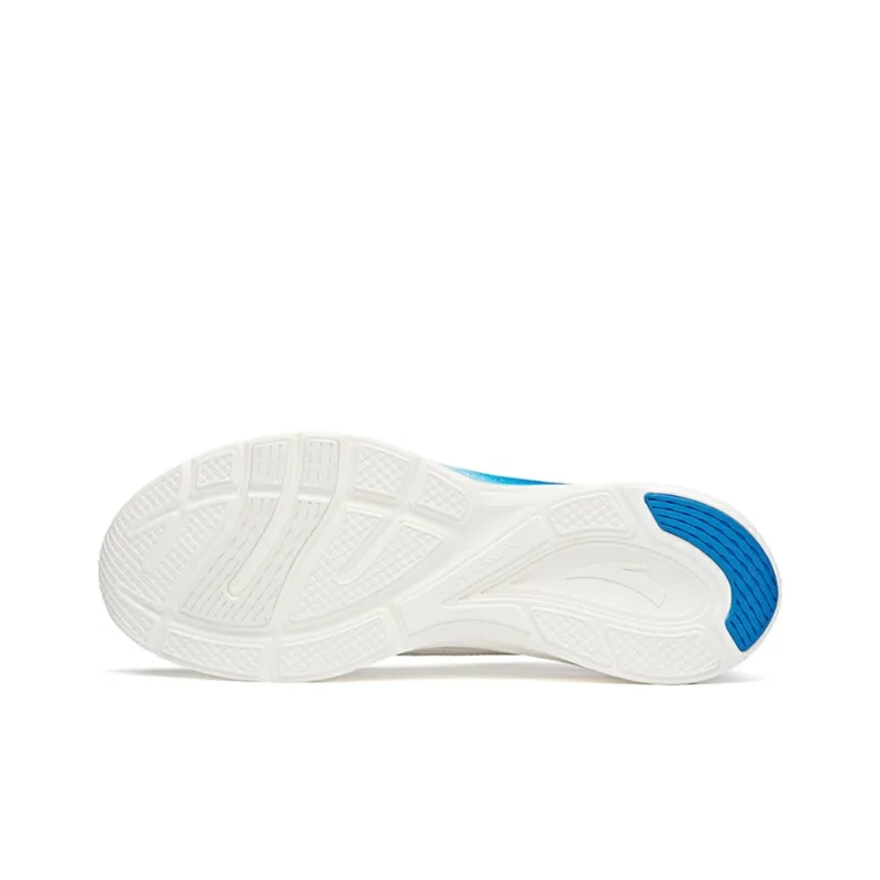 Anta Hydrogen Run III Cushioning Anti Slip Wear Resistant Breathability Low Top Running Shoes Men's Ivory White-4