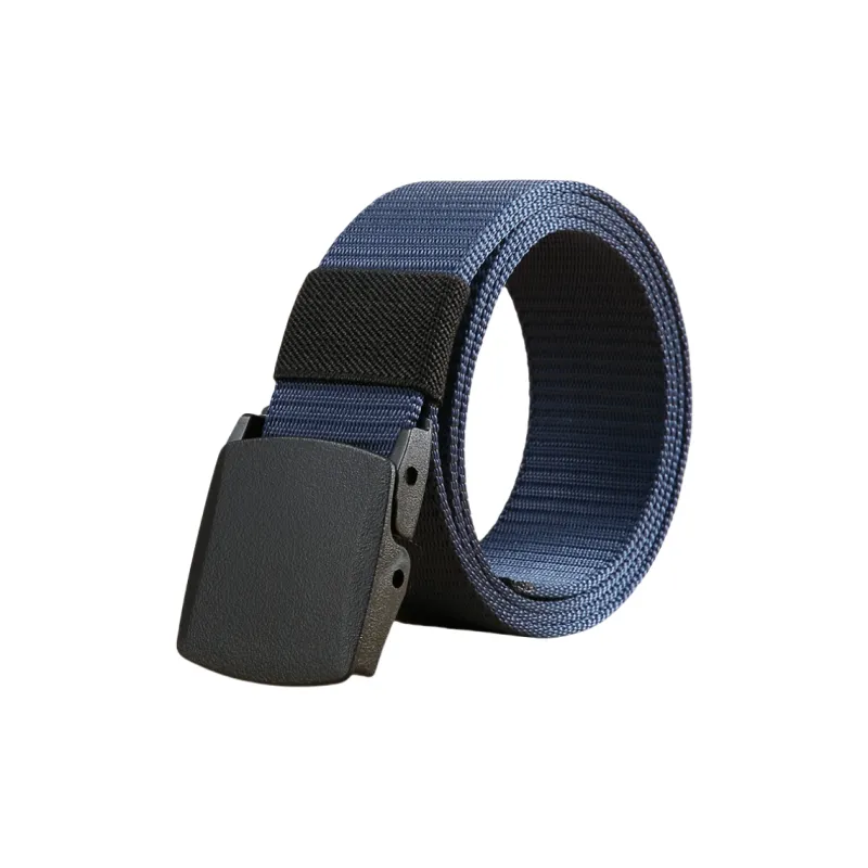 Emperor Penguin Non Metal Canvas Plastic Buckle For Passing Security Check Doors Belt Men's Width 3.8CM-4