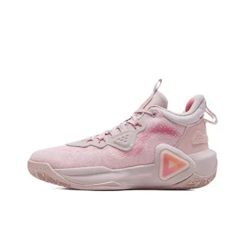 PEAK Sonic Boom 1.5 Cushioning Anti Slip And Wear Resistant Low Top Basketball Shoes Red Pink