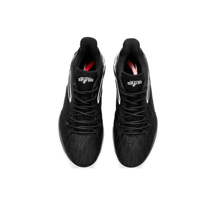 Anta RR5 Cushioning, Slip Resistant, And Abrasion Resistant Low Top Basketball Shoes Men's Black White-3