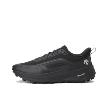 DESCENTE Flyridge Anti Slip Wear Resistant Low Top Running Shoes Unisex Black