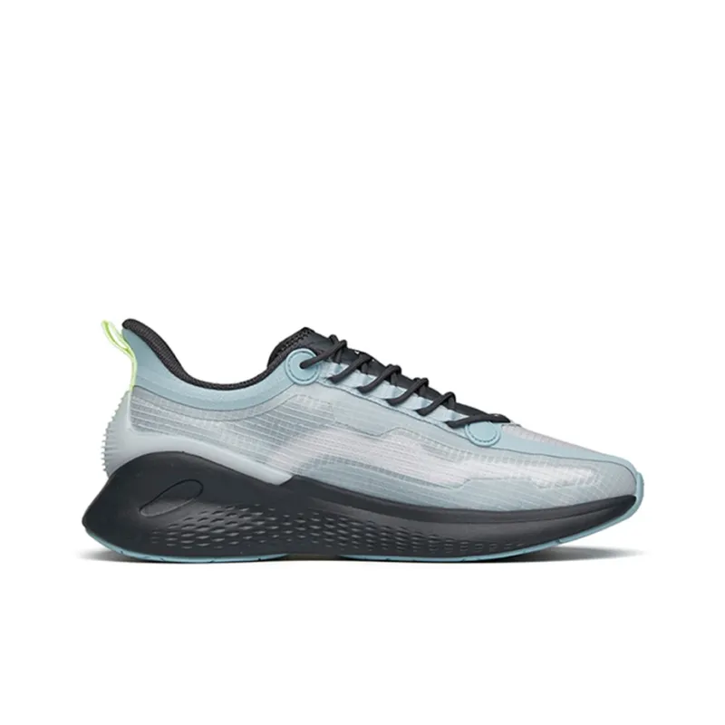 Anta Breaking Wind Cushioning, Slip Resistant, And Abrasion Resistant Low Top Running Shoes Men's Gray-1