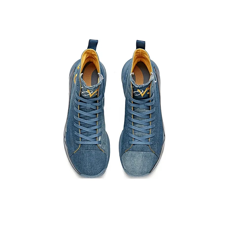 Anta KT4 Thompson Lovs Coverage High Top Basketball Shoes Men's Blue-2
