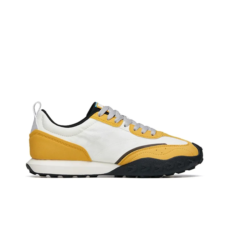Anta HERITAGE Low-Top Sports Casual Shoes Men's White Yellow-1