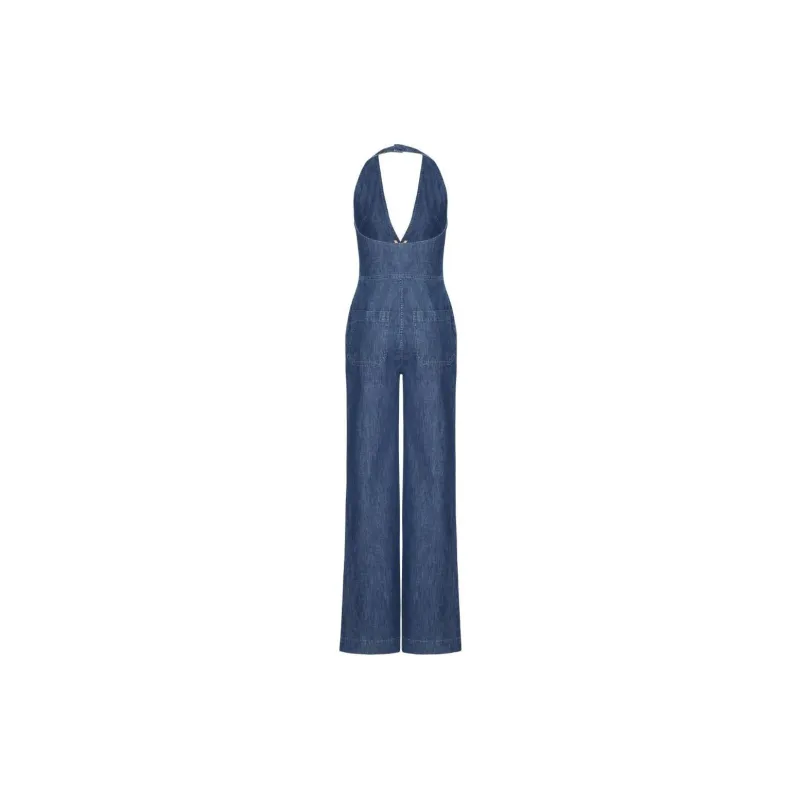 Valentino Chambray Denim Jumpsuit-1