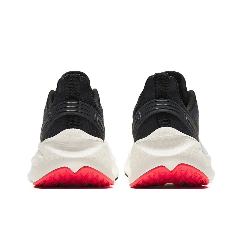 Anta Stinger 5 Cushioned Slip Resistant Abrasion Resistant Low Top Casual Running Shoes Men's White Black-3