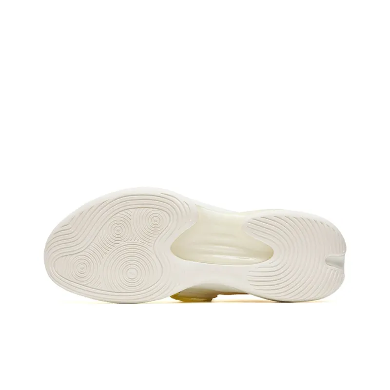 Anta Water Flower 3 Low Top Performance Basketball Shoes Men's Light Yellow-4