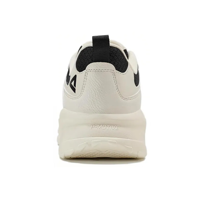 PEAK The Mountains Anti Slip Wear Resistant Low Top Casual Shoes Men's Beige Black-3