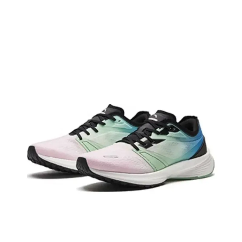 Anta Wind Shock Absorbers Low Top Running Shoes Women's Pink Green-1