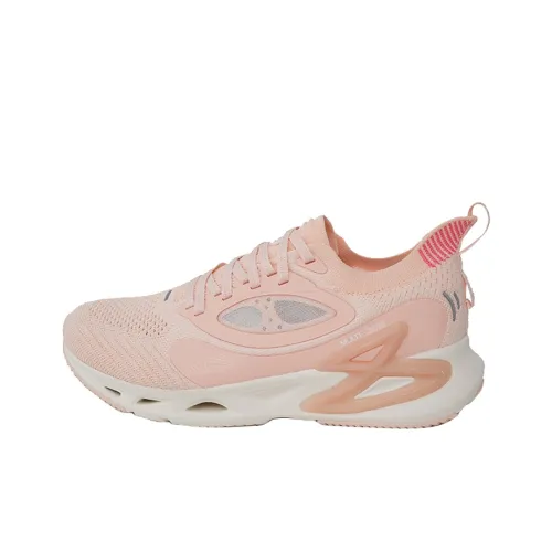 PEAK Joyrun 8th Generation Breathable Low-Top Running Shoes Women's Pink Peach Red