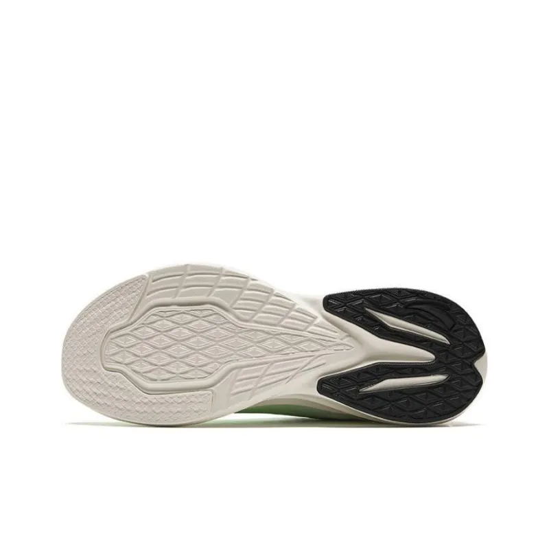 Anta Stinger 5 Durable Breathable Low Top Running Shoes Men's White Green-5