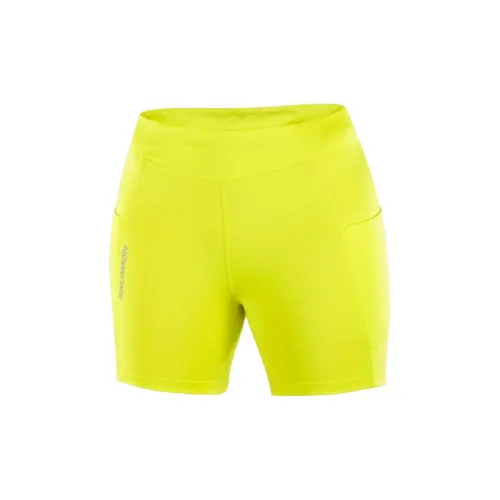 SALOMON CROSS RUN Sports Shorts Women's Sulfur Spring