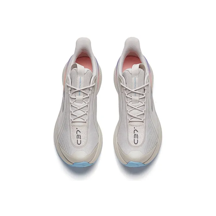 Anta C37 2.0 Cushioned Slip-Resistant Abrasion-Resistant Breathable Low-Top Running Shoes Men's Gray Blue-3