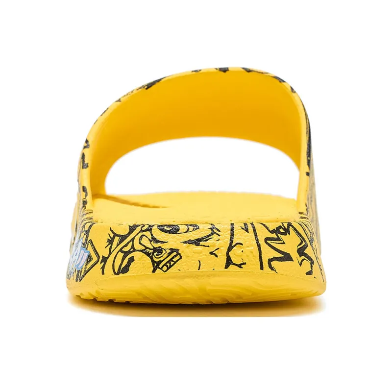 HEA x PEAK Statistic Sandals Slide Slippers Women's Lemon-4