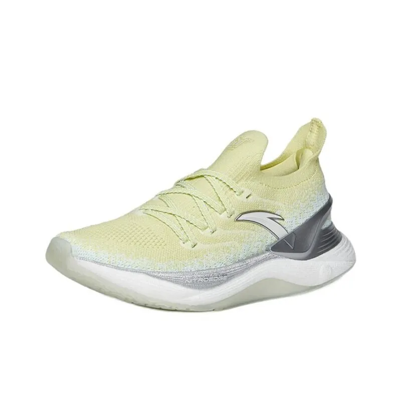 Anta Chuang 2.0 Pro Lightweight Low Top Running Shoes Women's Yellow White-1