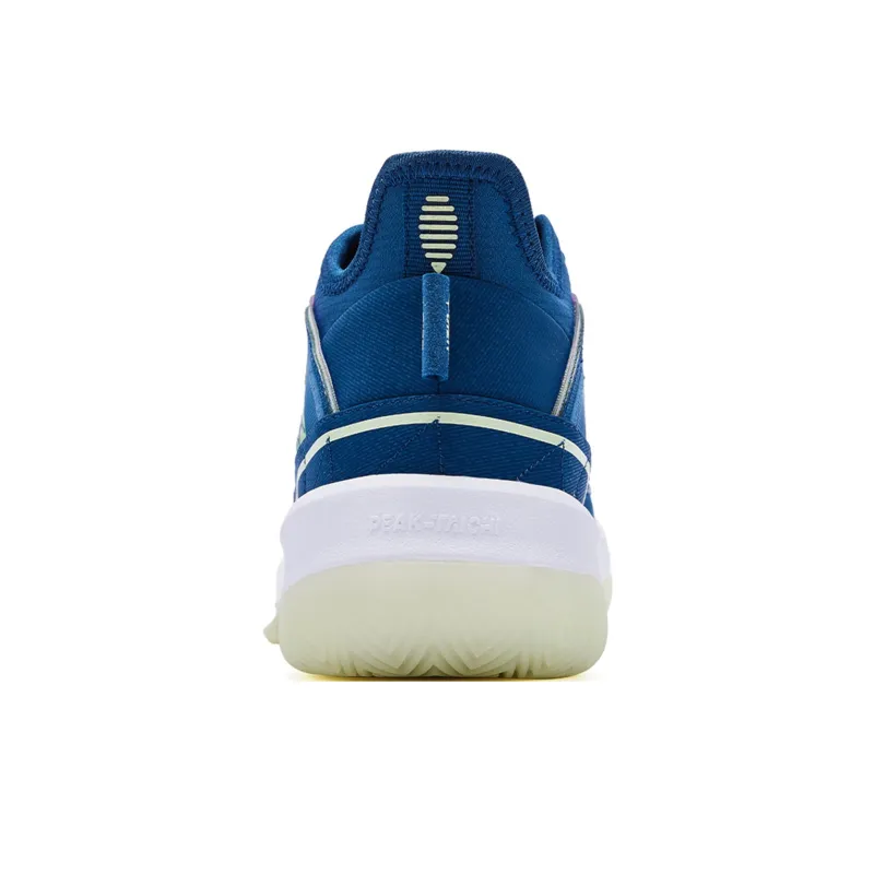 Uzis X PEAK State Extremely Large Triangle 1.0 Basketball Shoes Men Mid Top Port Blue/White-5