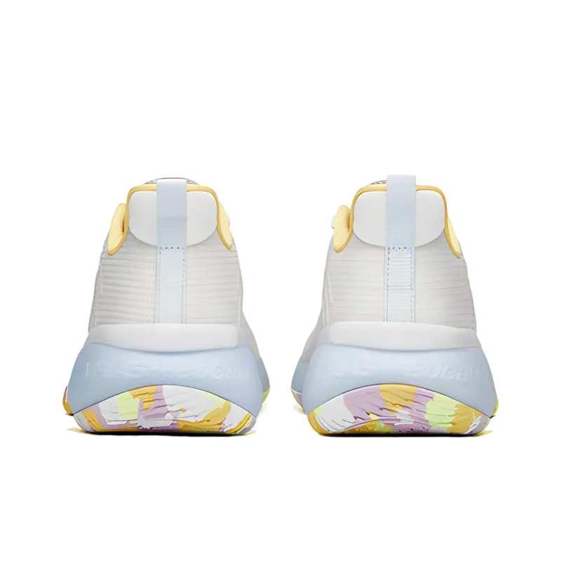 ANTA Cement Busters Basketball Shoes Men Low Top Ivory White/Light Yellow-4