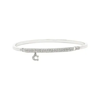COACH Gold plated Brass Bangles Women's Silver