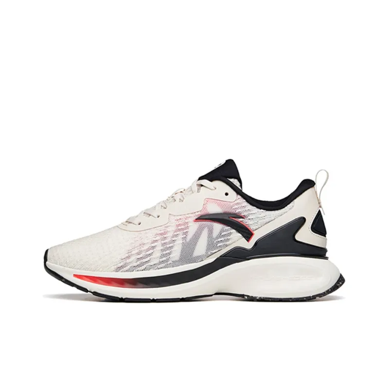 Anta Tron 1.5 Cushioning Anti-Slip And Wear-Resistant Low-Top Running Shoes Men's Gray Black-0