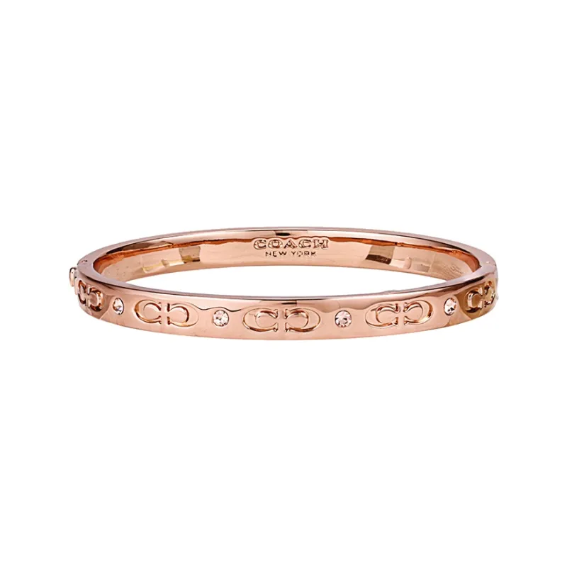 COACH Brass Bangles Women's Gold/Rose Gold-5