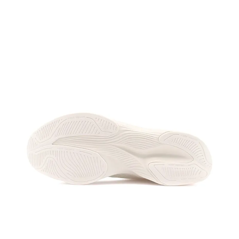 Anta Edge Cushioning, Slip Resistant, Abrasion Resistant, Breathable Low Top Running Shoes Men's Ivory White-5