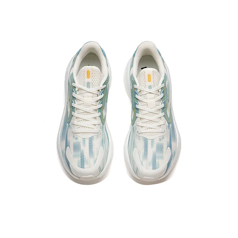 Anta Martian Foam Running Collection Cushioning Anti-Slip And Wear-Resistant Low-Top Running Shoes White Green Yellow-3
