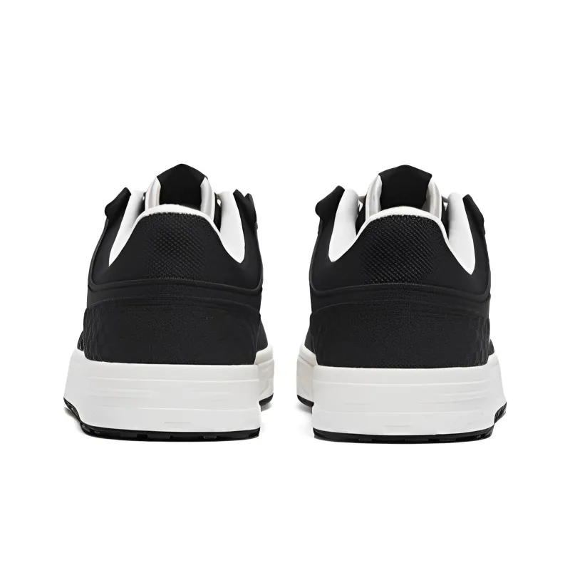 Anta Street Naughty Anti Slip Wear Resistant Low Top Skateboard Shoes Women's Black White-2