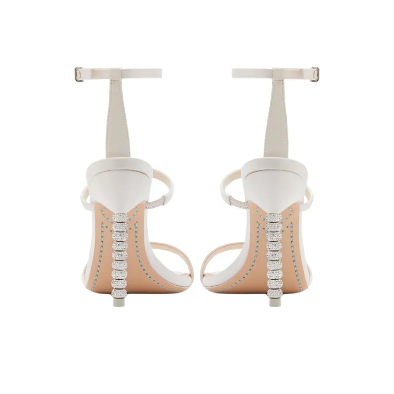 Sophia Webster Rosalind One Strap Sandals 10cm Women's White-3