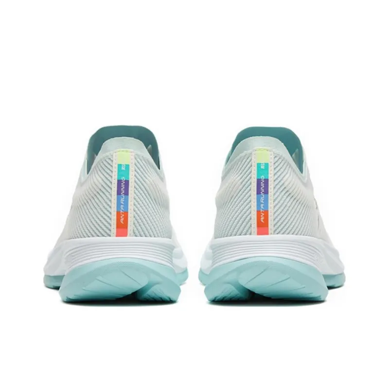 Anta Hydrogen Run V Anti Slip Wear Resistant Low Top Casual Running Shoes Men's White Blue-2