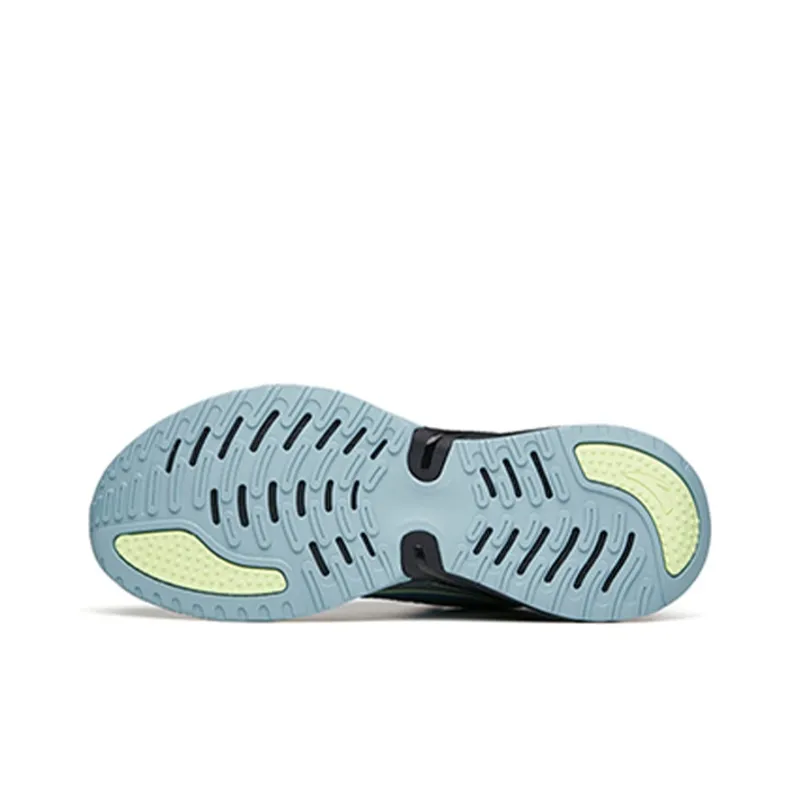 Anta C37 2.0 Cushioning Anti Slip Wear Resistant Breathability Low Top C37 2.0 Running Shoes Men's Black Thin Blue-5
