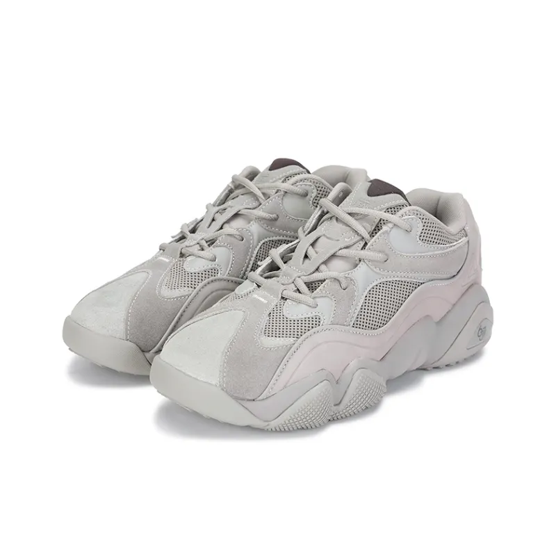 PEAK State Pole 6371 Low Top Chunky Sneakers Men's Bilbao Gray-4