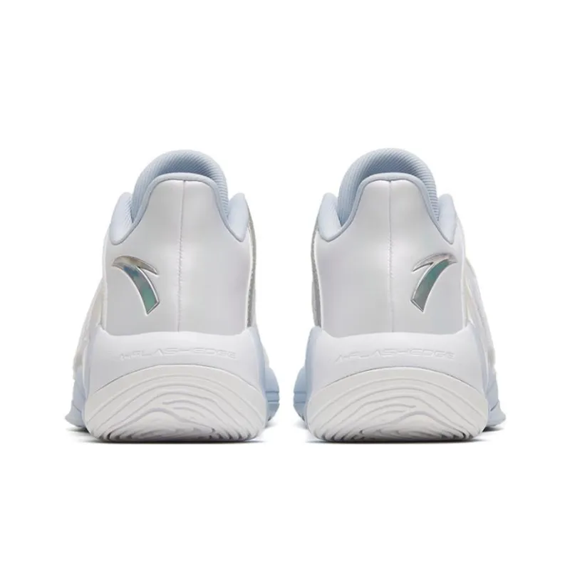 Anta Water Flower 4 Cushioning Anti-Slip And Wear-Resistant Low-Top Basketball Shoes White-3