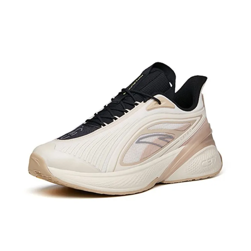 Anta C37 2.0 Anti-Slip Wear-Resistant Breathable Cushioning Coverage Low-Top Running Shoes Men's Apricot-2