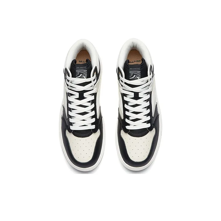 Anta Street Naughty High Top Skateboard Shoes Women's Black Gray-3