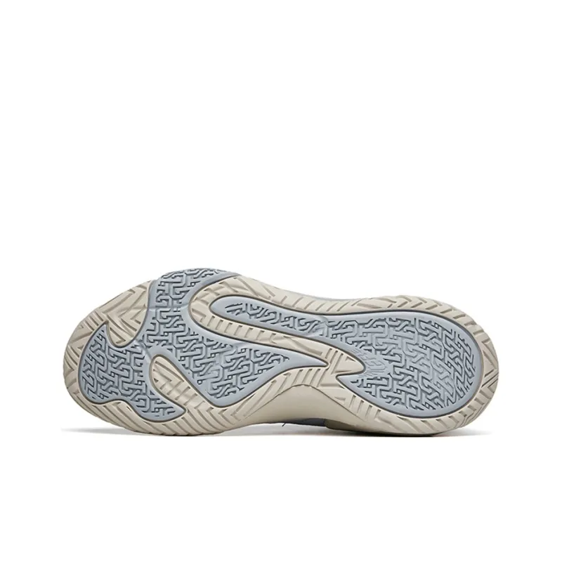Anta Airspace 3 Anti-Slip Wear-Resistant Low-Top Basketball Shoes Gray-4