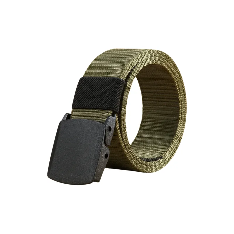 Emperor Penguin Non Metal Canvas Plastic Buckle For Passing Security Check Doors Belt Men's Width 3.8CM-2