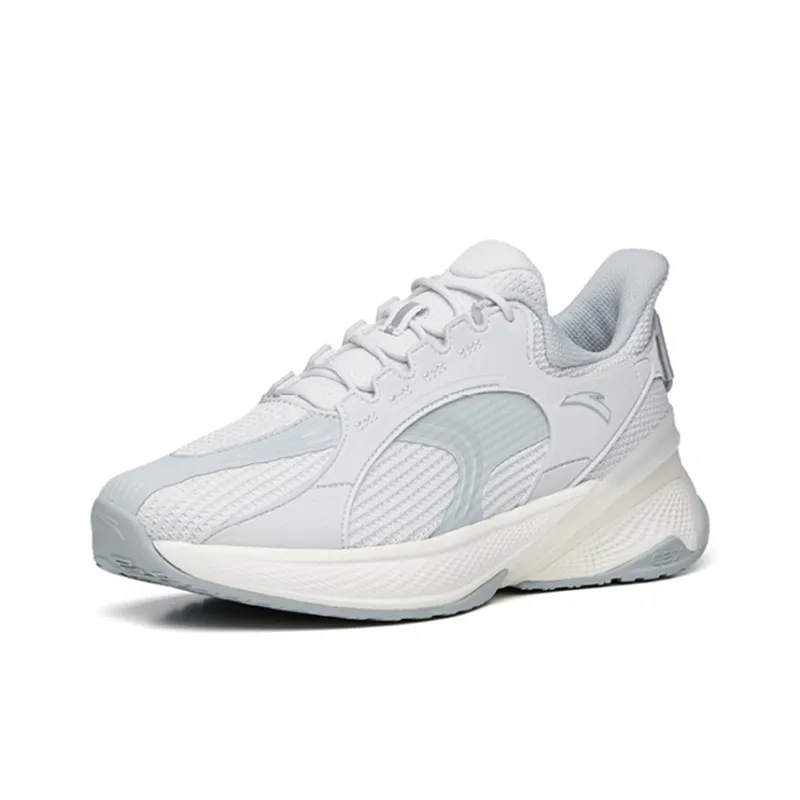 Anta C37 Series Overwhelming Breathable Low-Top Running Shoes Women's Gray-2