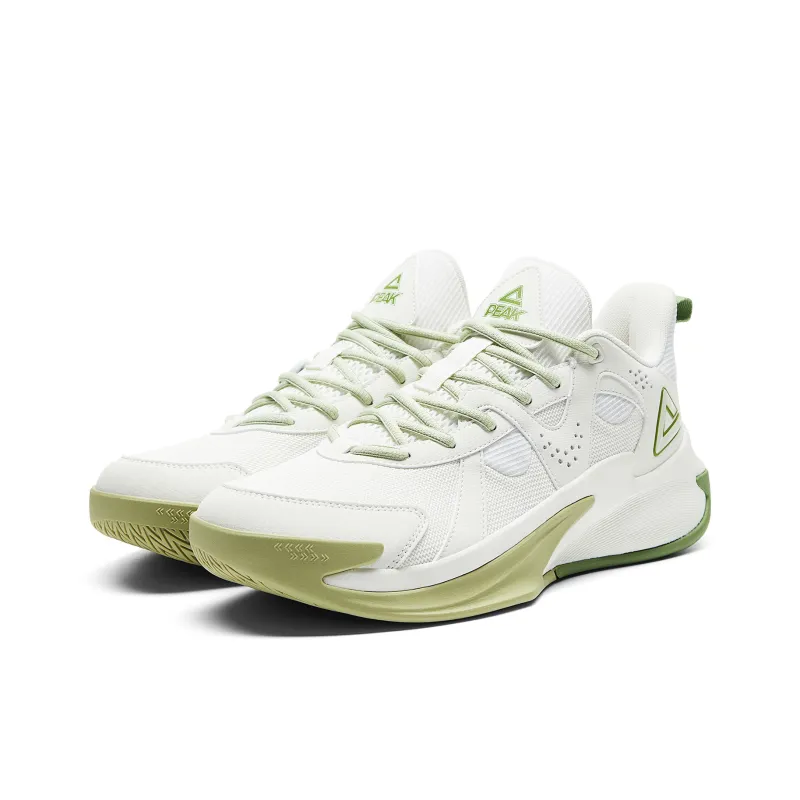 PEAK Triumph 1.0 Basketball Shoes Men Low Top Green-2