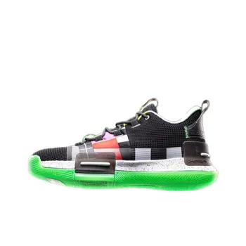 30ING x PEAK Taichi Luwei Flash Lightweight Cushioning Low Top Basketball Shoes Men's Black Green