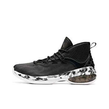 Anta UFO2.0 Mid Top Basketball Shoes Men's Black White