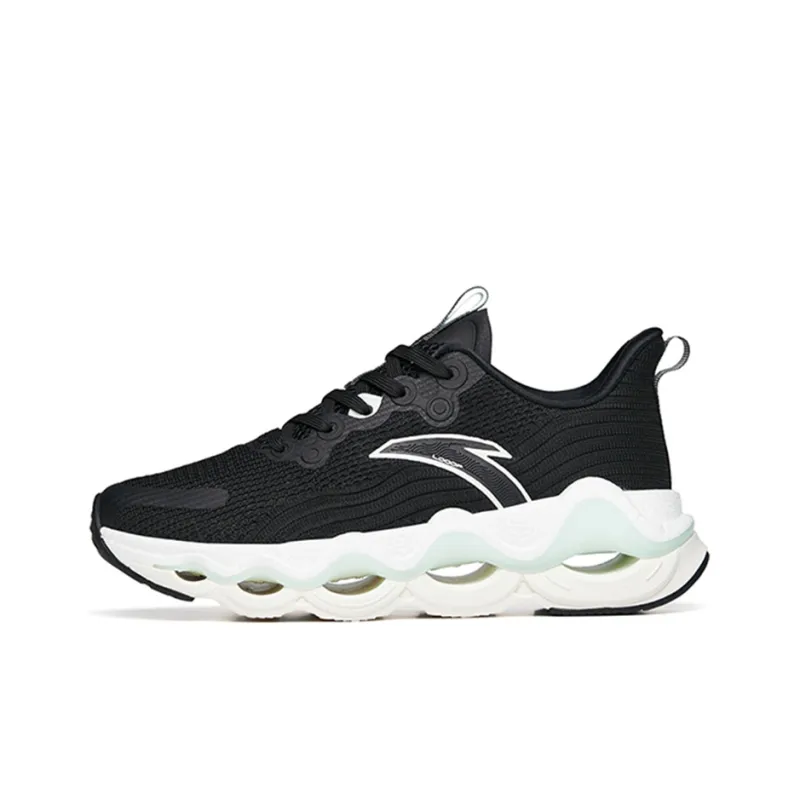 Anta Martian Foam Mars Foam Lightweight And Wear resistant Low Top Running Shoes Women's Black-0